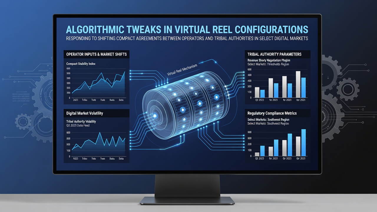 Virtual reel configuration adjustments in online slots under tribal gaming compacts