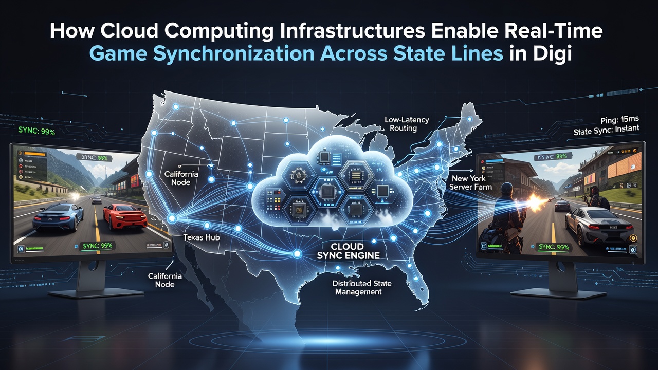Real-time data synchronization across state lines in casino networks